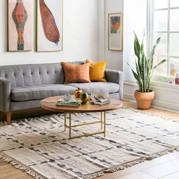 مبل طوسی با چه رنگ فرشی ست میشه